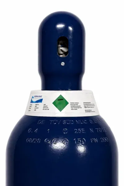 Saf Oksijen 50L Tüp – 230 Bar